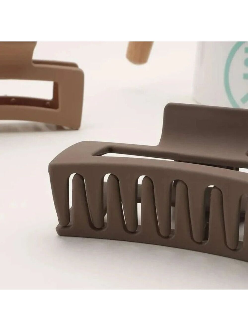 ($6) Rectangular Hair Clip Bundle - Picture 3 of 3